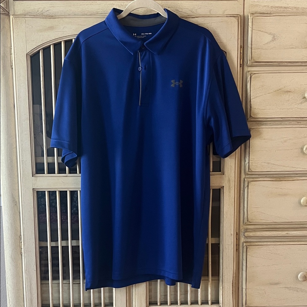 Under Armour Men's Deep Blue Polo